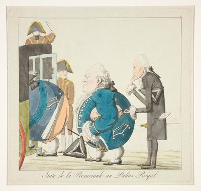 Suite de la Promenade au Palais-Royal (efter strandpromenaden på Palais-Royal) av Unknown