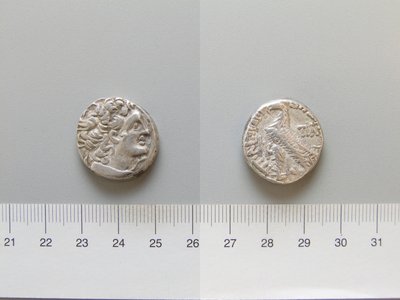 Tetradrachm av Ptolemaios XII, kung av Egypten från Egypten av Unknown