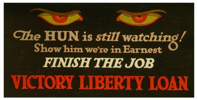 Hunnen tittar fortfarande! Visa honom var på allvar - avsluta jobbet Victory Liberty Loan.rnc.1917 av Unknown