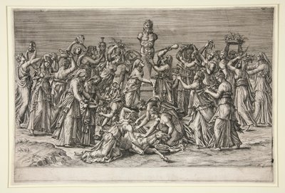 Offret till Priapus av Unknown