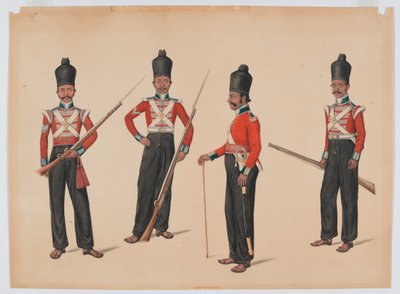 40:e Madras infödda infanteri av Unknown artist