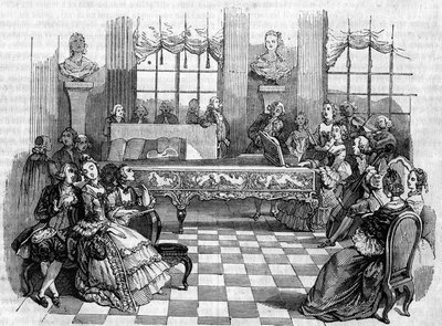 En konsert på 1700-talet. av Unknown artist