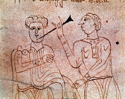 En tandkirurg opererar en miniatyrpatient från manuskriptet "" De surgia""" 1200-talets Venedig Biblioteca Marciana av Unknown artist