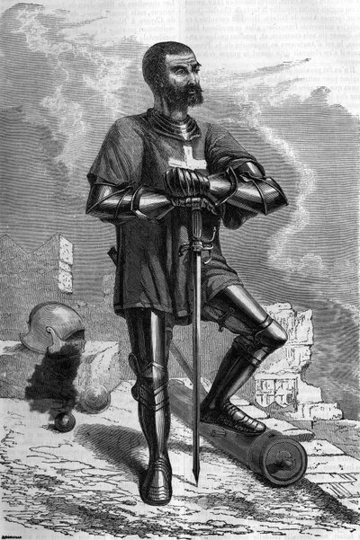 En riddare från staden Rhodos (Grekland), på 1500-talet. av Unknown artist