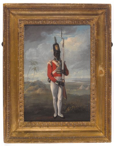 En menig från 8:e västindiska regementet av Unknown artist