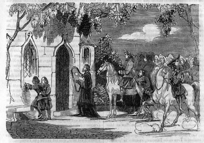 Ett bröllop i Bretagne på 1300-talet. av Unknown artist