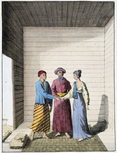 Ett bröllop på Sumatra av Unknown artist