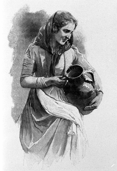 En ung kvinna av folket, invånare i Messina Sicilien. av Unknown artist