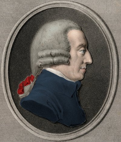 Adam Smith 1723-1790 - gravyr - 1800-talet av Unknown artist