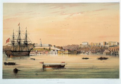 Admiraut: "" Amirals båt"" Litografi över 1800-talets Paris, dekorativ konst av Unknown artist
