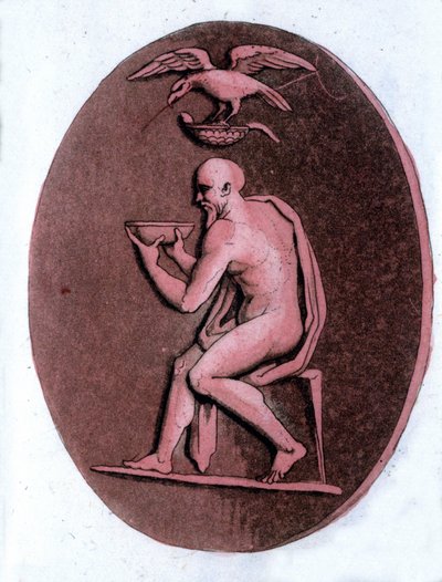 Aischylos (ca 525-456 f.Kr.), grekisk tragisk poet. av Unknown artist