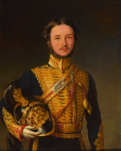 En officer av 1:a truppen, Bombay Horse Artillery av Unknown artist