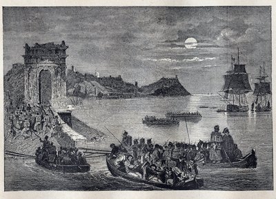 Ancona (Ancona) - Ancona-expedition till Italien lanserad av Louis Philippe I natten mellan 22-23 februari av Unknown artist