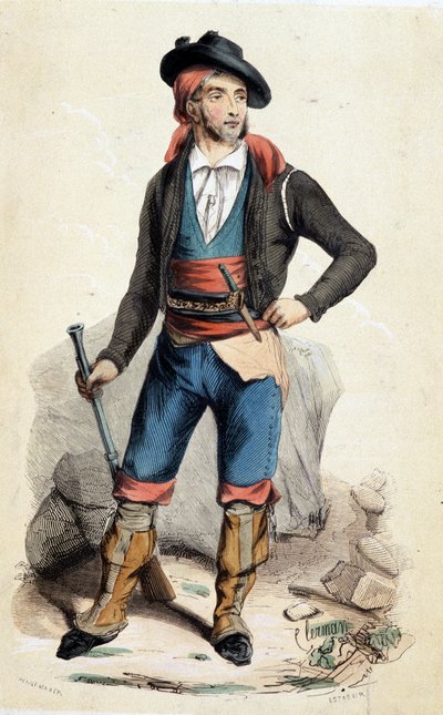 Andalusisk smugglare (dräkt) av Unknown artist