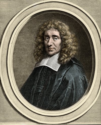 Antoine Furetiere (1619-1688), engelsk grammatiker - av Unknown artist