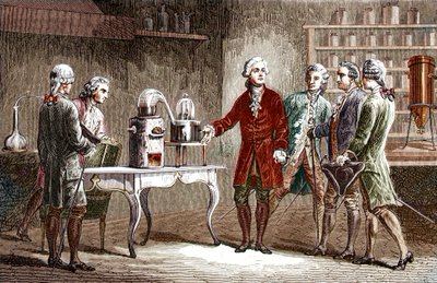 Antoine Laurent Lavoisier (1743-1894) utförde la decomposition de l