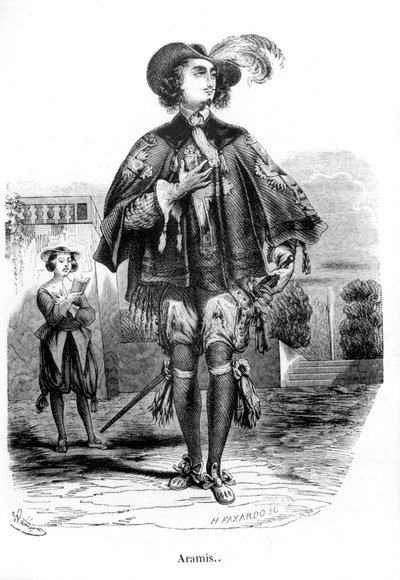 Aramis - i "De 3 musketörerna"" av Alexandre Dumas Père. av Unknown artist