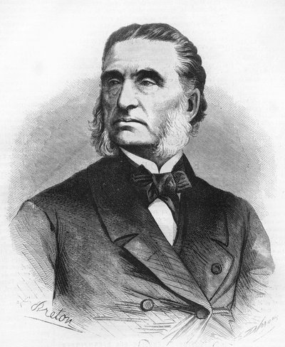 Armand Trousseau (1801-1867), fransk läkare. av Unknown artist