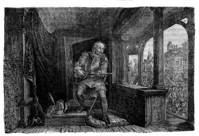 Mordet på 1500-talet av Jacques de Murray Halvbror till Marie Stuart och naturlig son till Jacques V av Skottland. av Unknown artist