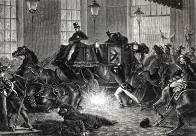 Felice Orsinis attack mot Napoleon III den 01/01/1858 - i "" L