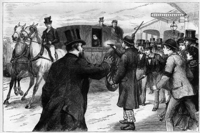 Attack på drottning av England Victoria - den 2 mars av Unknown artist