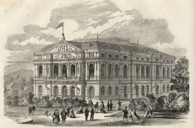 Baden Baden (Baden-Baden), Tyskland - Baden-teatern - 1867 av Unknown artist