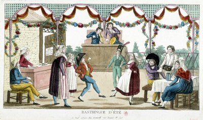 Bal: Sommarbastringue, n.d., sent 1700-tal av Unknown artist