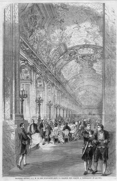 Bankett bjöds till hans majestätiska Marie Ferdinand Francois d