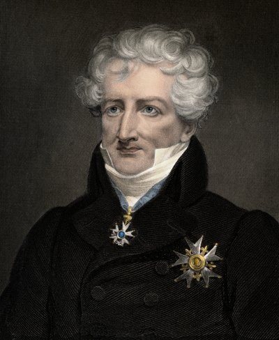 Baron Georges Cuvier (1764-1823) - gravyr - 1800-talet av Unknown artist