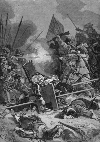 Slaget vid Rocroy (Rocroi) av Unknown artist