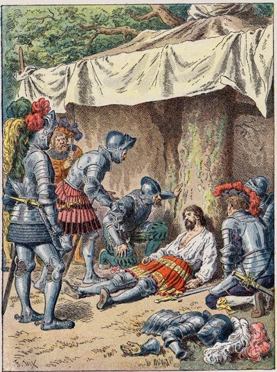 Bayards död 1524. av Unknown artist