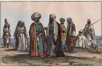 Beduiner - Beduiner - gravyr från "" Seder och traditioner för alla folk i universum. Det vill säga historien om regeringen, om lagarna, om milisen, om religionen för alla nationer från de mest avlägsna tiderna till våra dagar "1856 av Unknown artist