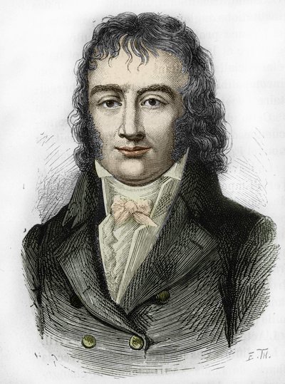 Benjamin Constant, fransk politiker och författare av schweiziskt ursprung (1767 - 1830) av Unknown artist