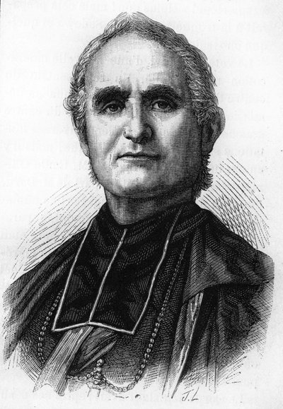 Biskop Félix Dupanloup (1802 - 1878), fransk prelat, biskop av Orléans av Unknown artist