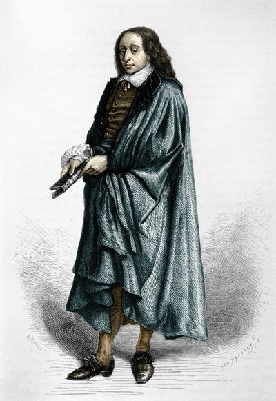 Blaise Pascal (1623-1662), fransk matematiker, fysiker och författare. av Unknown artist