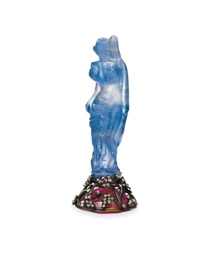 Skulptur "Blå Venus", ungefär mitten av 1800-talet (safir, spinell och diamanter) av Unknown artist