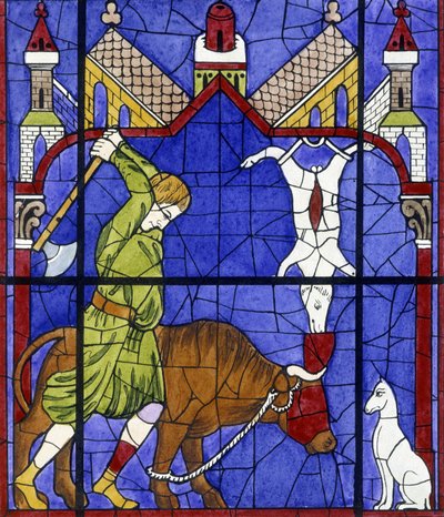 Boucher, Målat glas från medeltiden. i "Historien om målning på glas"" av Unknown artist