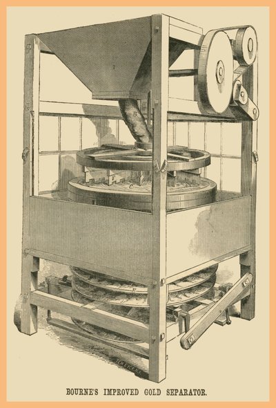 Bournes förbättrade guldseparator av Unknown Artist