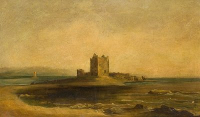 Broughty slott av Unknown artist