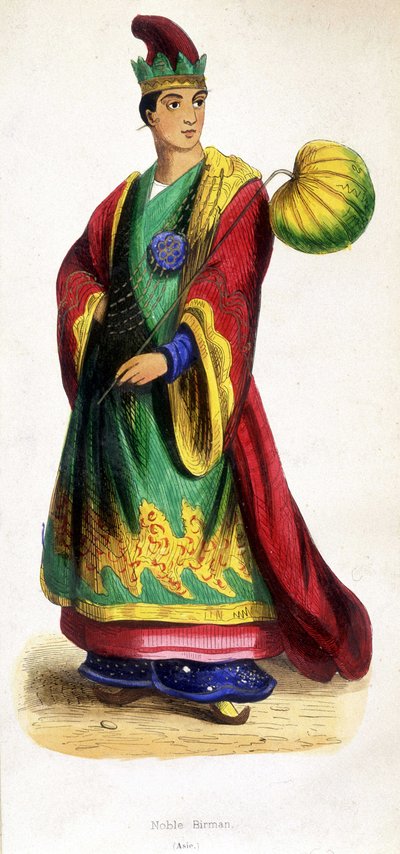 burmesisk adel av Unknown artist
