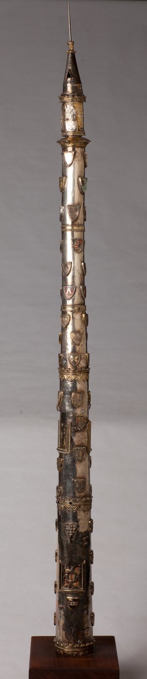 Ljusstake (?), silversmide av Unknown artist