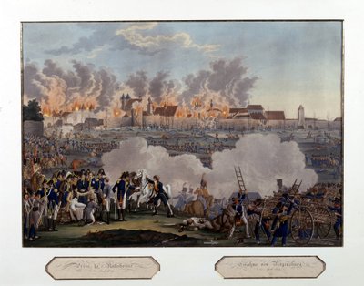 Erövring av Regensburg, Napoleonkriget, 23 april av Unknown artist