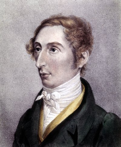 Carl Marie Von Weber, tysk kompositör (1786-1826) av Unknown artist