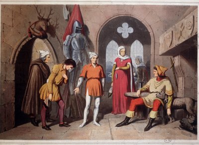 Slottsinredning i Vosges, Strasbourg av Unknown artist