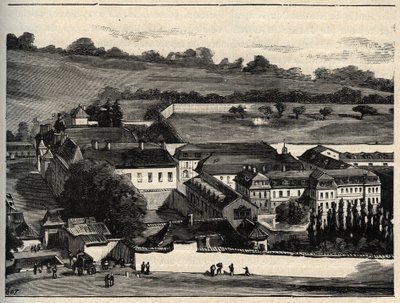 Central House of Clairvaux (fängelset i Clairvaux) - Champagne-Ardenne - gravyr i "" PATRIE" - PACUREQUIREQUE BESKRIVNING AV FRANKRIKE I 6 VOLYER AV LUCIEN HUARD - slutet av 1800-talet av Unknown artist