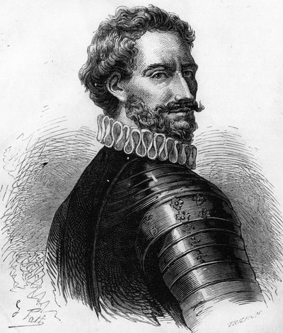 Charles de Montpensier (1490-1527), hertig av Bourbon och Connetable av Frankrike. Gravyr av 1800-talet. av Unknown artist