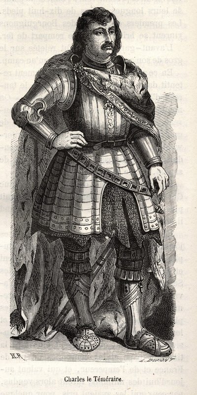 Karl den djärve (1433-1477), hertig av Bourgogne. av Unknown artist