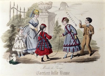 Barnmode i Paris 1866. av Unknown artist