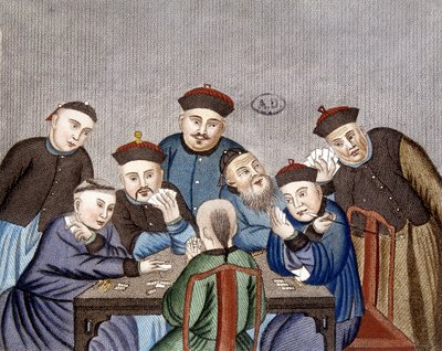 Kinesiska spelkort av Unknown artist