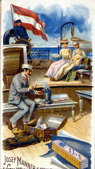 Chokladannons ”” Josef Manner & Gomp, Wien””. av Unknown artist